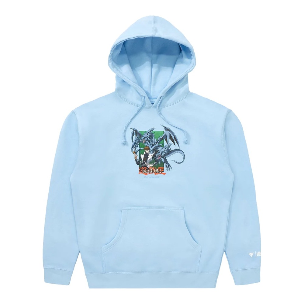 HYPLAND Yugioh Blue Eyes Ultimate Hoodie (Powder Blue)